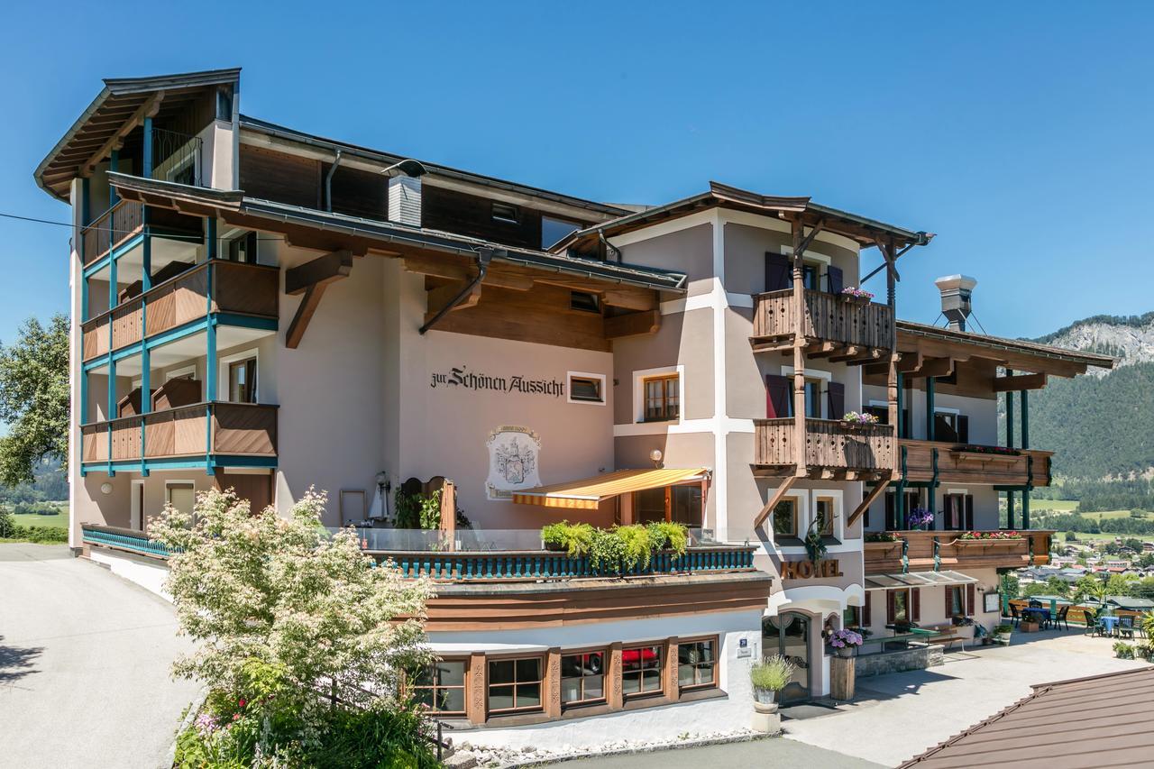 Hotel-Gasthof Zur Schoenen Aussicht Sankt Johann in Tirol Eksteriør bilde
