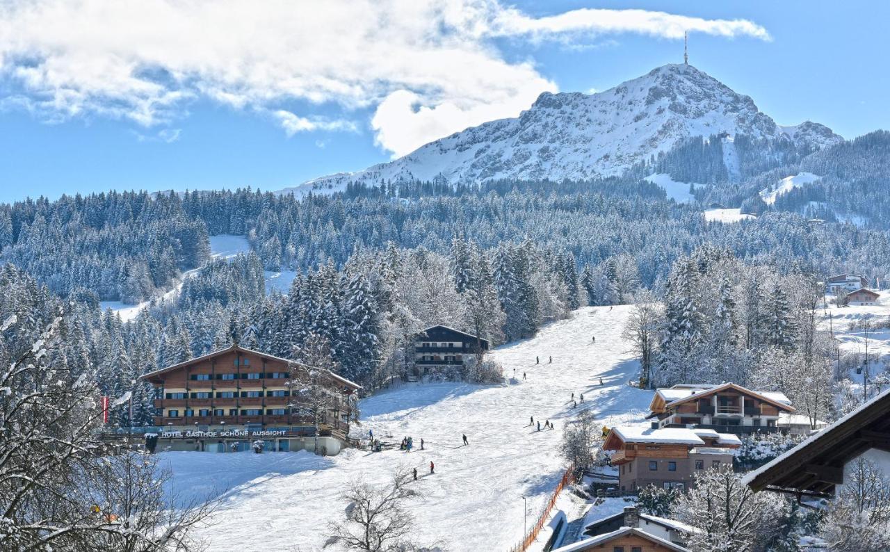 Hotel-Gasthof Zur Schoenen Aussicht Sankt Johann in Tirol Eksteriør bilde