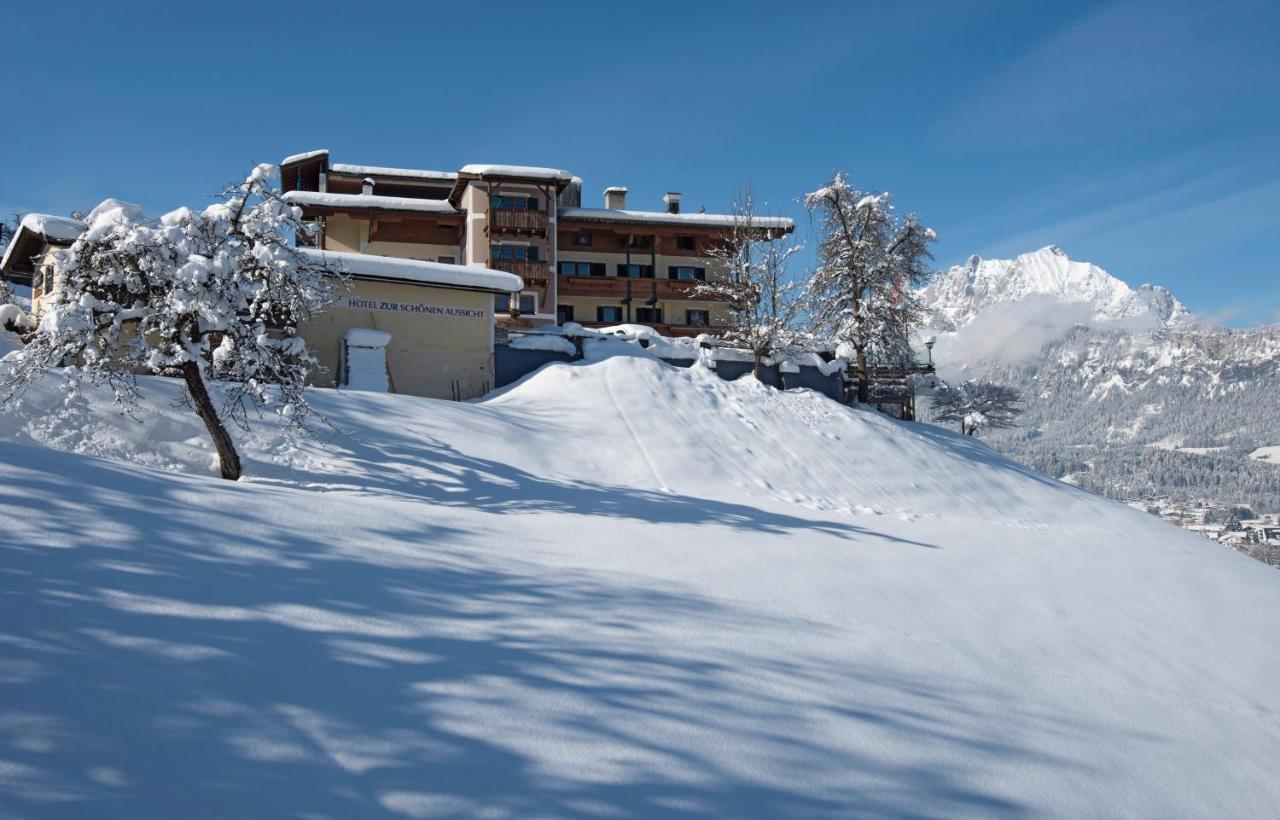 Hotel-Gasthof Zur Schoenen Aussicht Sankt Johann in Tirol Eksteriør bilde