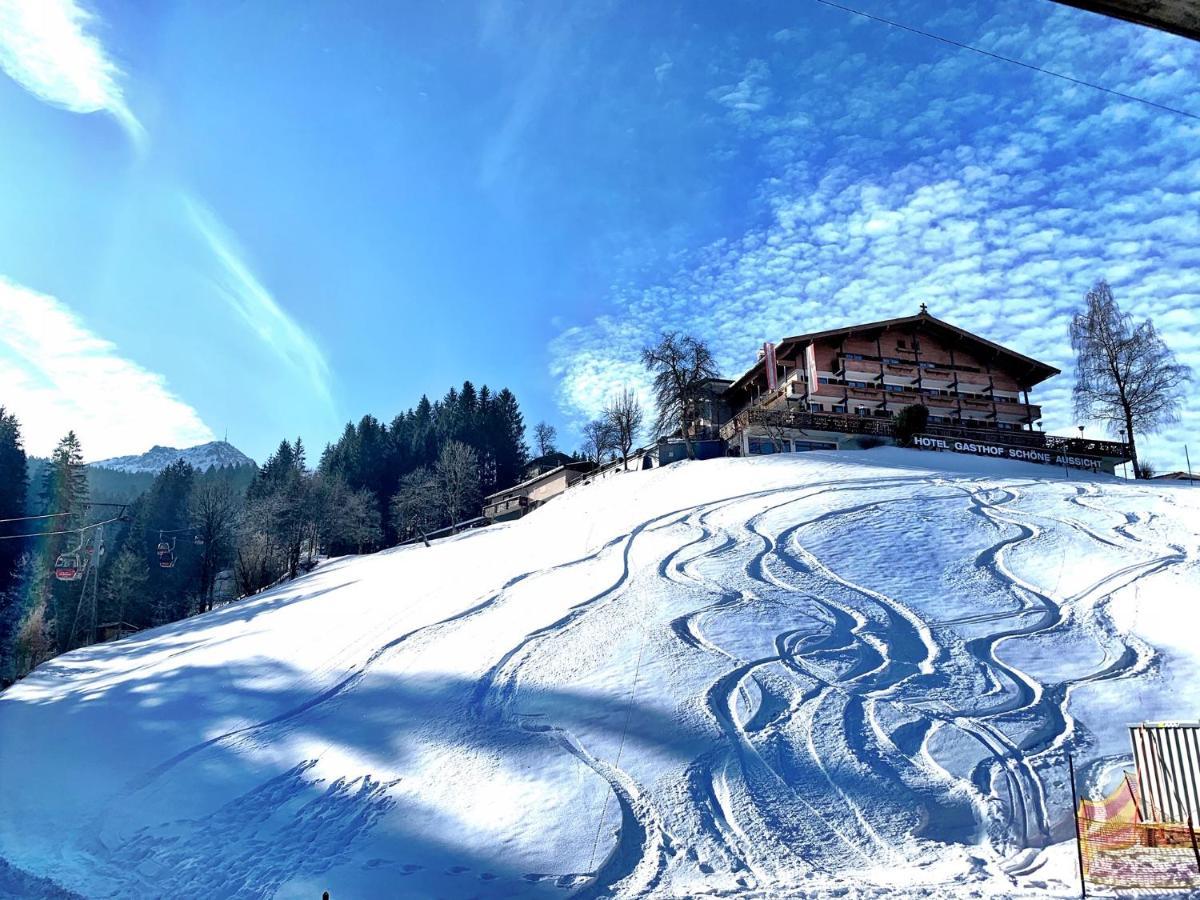 Hotel-Gasthof Zur Schoenen Aussicht Sankt Johann in Tirol Eksteriør bilde